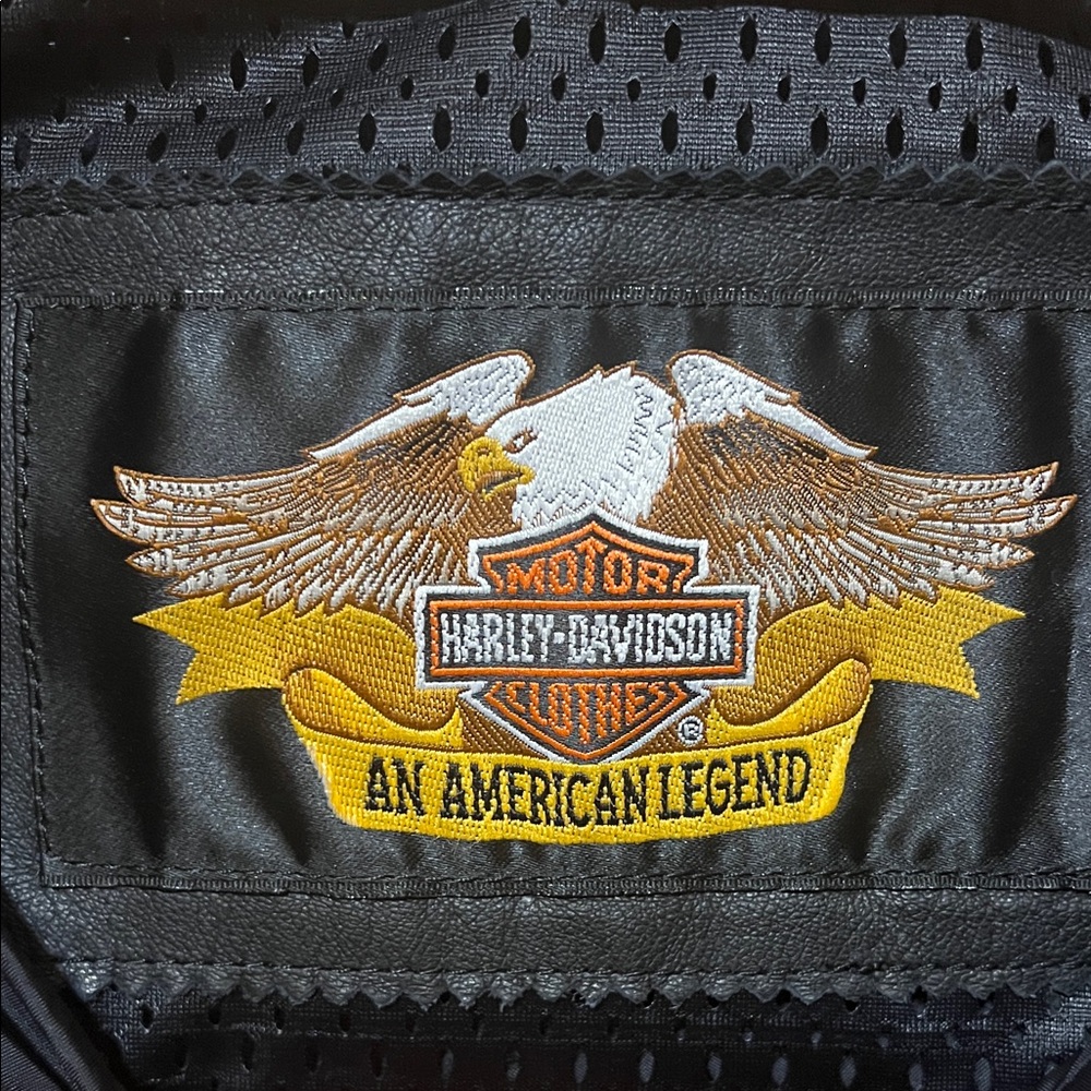 Harley-Davidson Black Leather Jacket - Picture 2 of 14